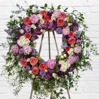 Spring Funeral Wreath